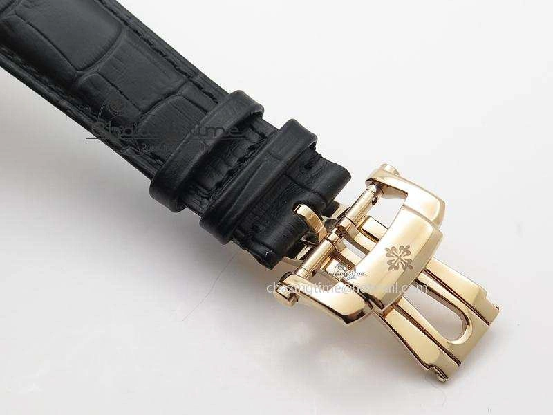 Grand Complications AXF Best Edition RG White Dial On Black Leather Strap