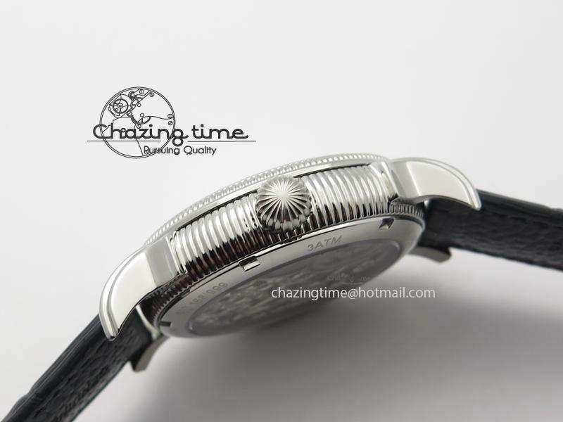 Grand Complications AXF Best Edition SS White Dial On Black Leather Strap