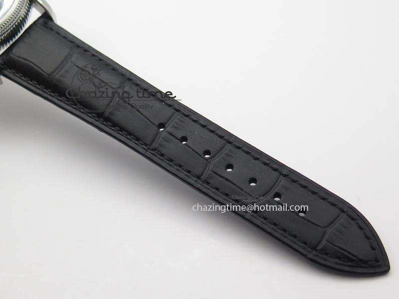 Grand Complications AXF Best Edition SS White Dial On Black Leather Strap