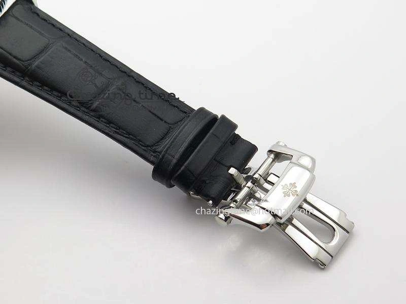 Grand Complications AXF Best Edition SS White Dial On Black Leather Strap