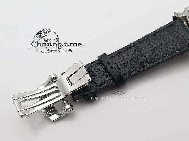 Grand Complications AXF Best Edition SS White Dial On Black Leather Strap