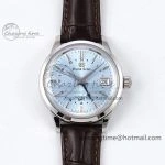 Grand Seiko Elegance Automatic SS GSF 1:1 Best Edition Cream Dial on Brown Leather Strap NH34