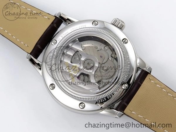 Grand Seiko Elegance Automatic SS GSF 1:1 Best Edition Cream Dial on Brown Leather Strap NH34
