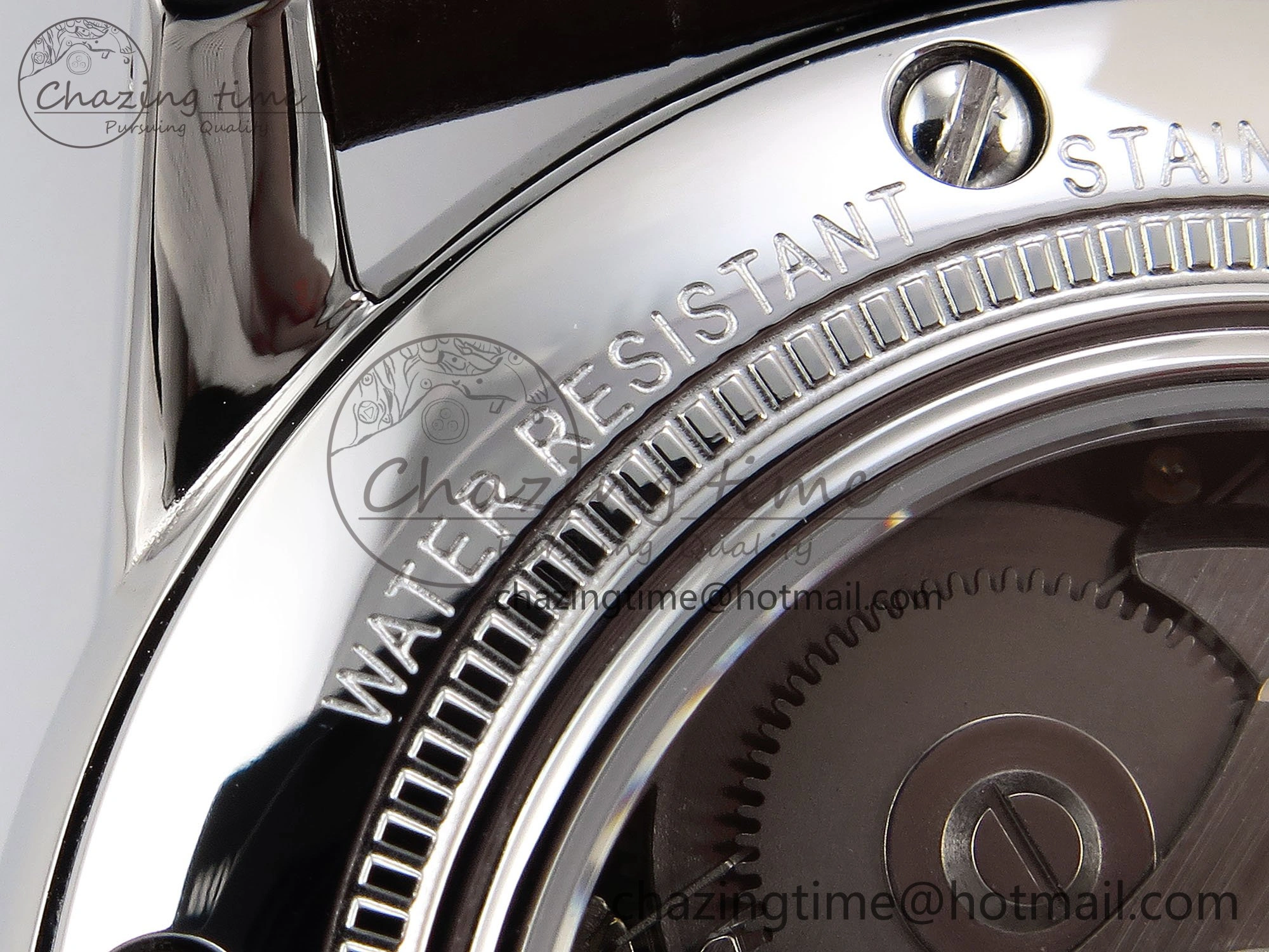 Grand Seiko Elegance Automatic SS GSF 1:1 Best Edition Cream Dial on Brown Leather Strap NH34