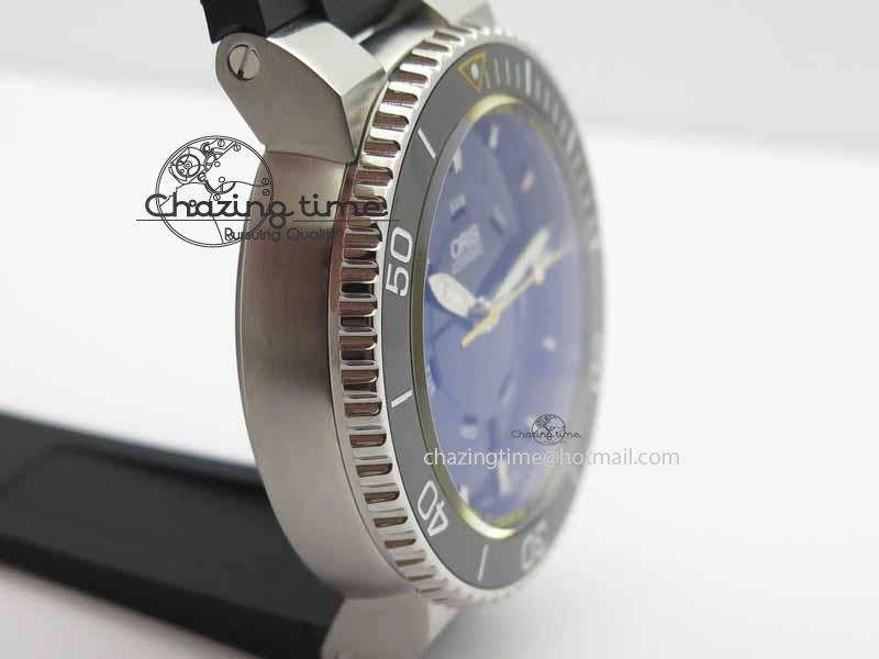 Great Barrier Reef Limited Edition II SS Black Dial On Black Rubber Strap A2836