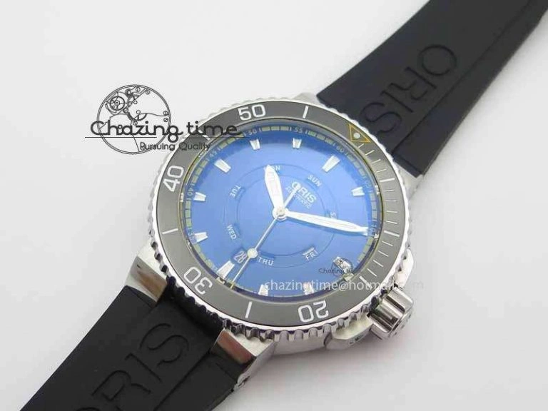 Great Barrier Reef Limited Edition II SS Black Dial On Black Rubber Strap A2836