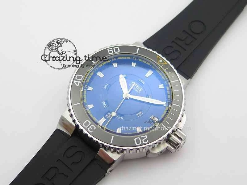 Great Barrier Reef Limited Edition II SS Black Dial On Black Rubber Strap A2836