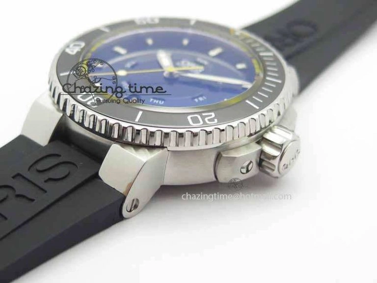Great Barrier Reef Limited Edition II SS Black Dial On Black Rubber Strap A2836