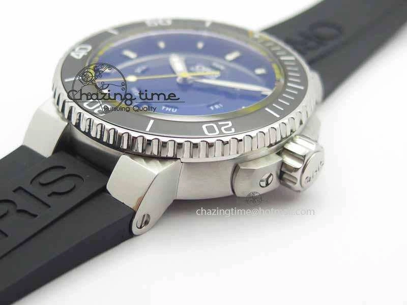 Great Barrier Reef Limited Edition II SS Black Dial On Black Rubber Strap A2836