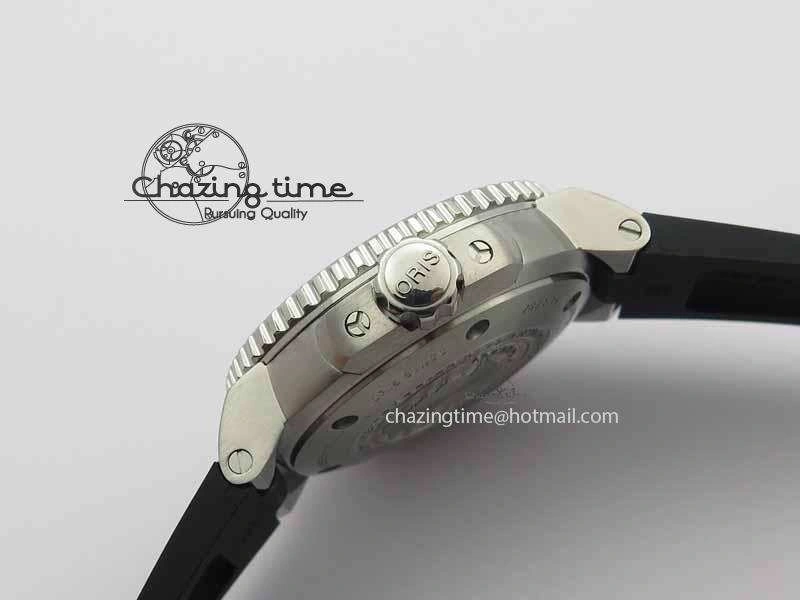 Great Barrier Reef Limited Edition II SS Black Dial On Black Rubber Strap A2836