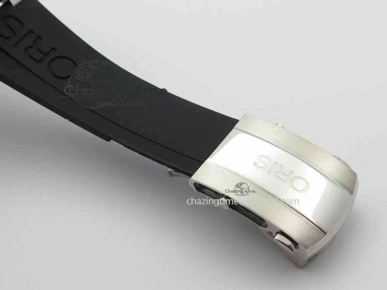 Great Barrier Reef Limited Edition II SS Black Dial On Black Rubber Strap A2836