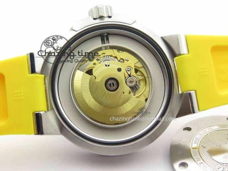 Great Barrier Reef Limited Edition II SS Blue Dial On Yellow Rubber Strap A2836