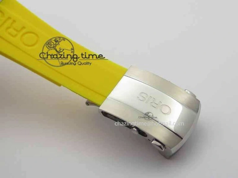 Great Barrier Reef Limited Edition II SS Blue Dial On Yellow Rubber Strap A2836