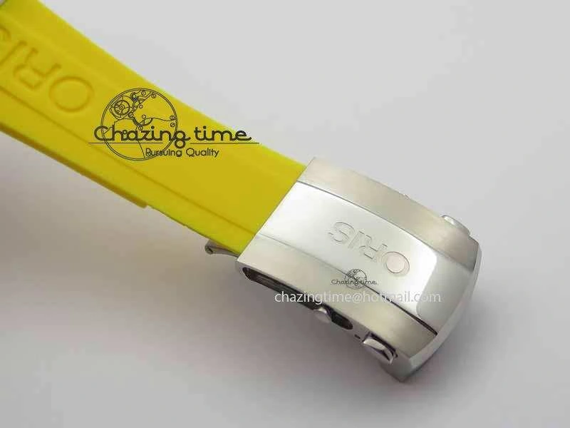 Great Barrier Reef Limited Edition II SS Blue Dial On Yellow Rubber Strap A2836