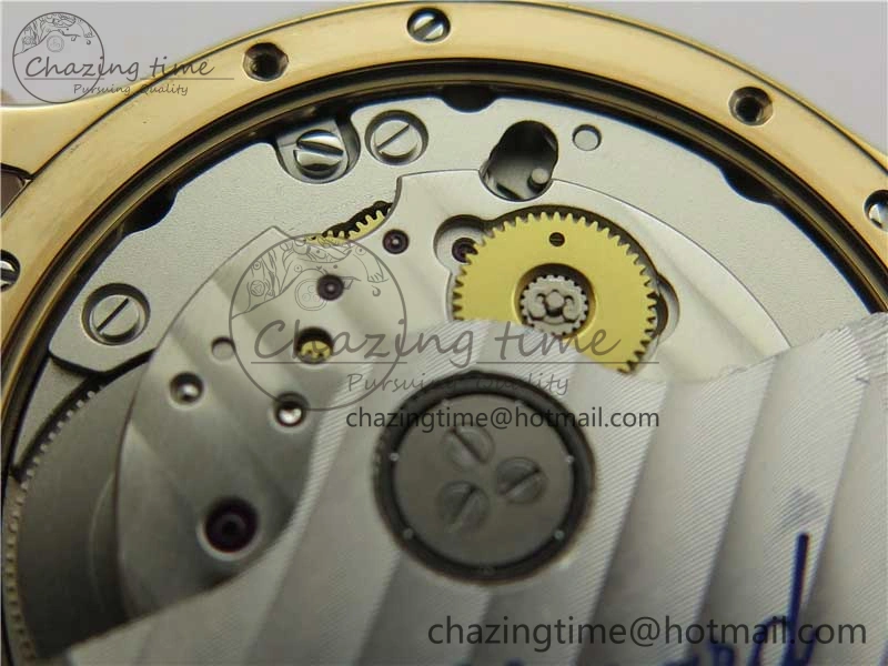 HAPPY SPORT AUTOMATIC RG 36MM ZF 1:1 BEST EDITION RED MOP DIAL ON RED LEATHER STRAP MIYOTA 9015