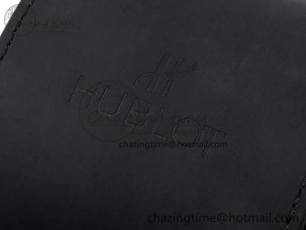 HUBLOT BLACK LEATHER TRAVEL BOX