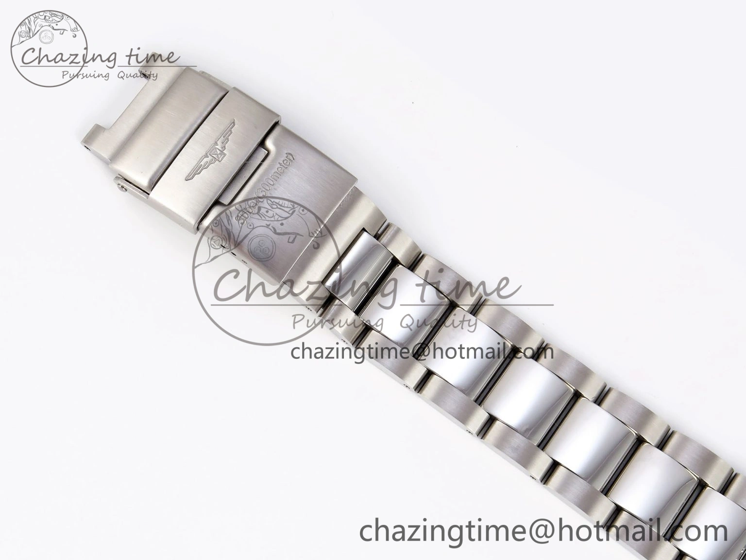 HYDROCONQUEST 43MM SS BLACK CERAMIC BEZEL XF 1:1 BEST EDITION BLACK DIAL ON SS BRACELET L888