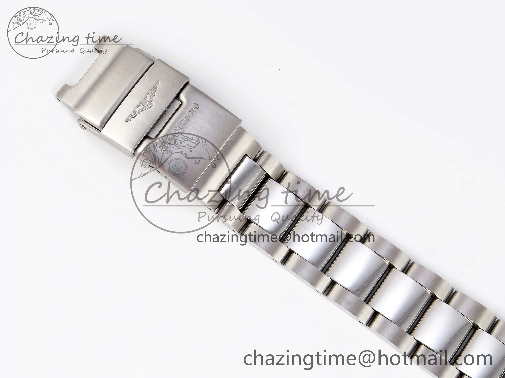 HYDROCONQUEST 43MM SS BLACK CERAMIC BEZEL XF 1:1 BEST EDITION BLACK DIAL ON SS BRACELET L888