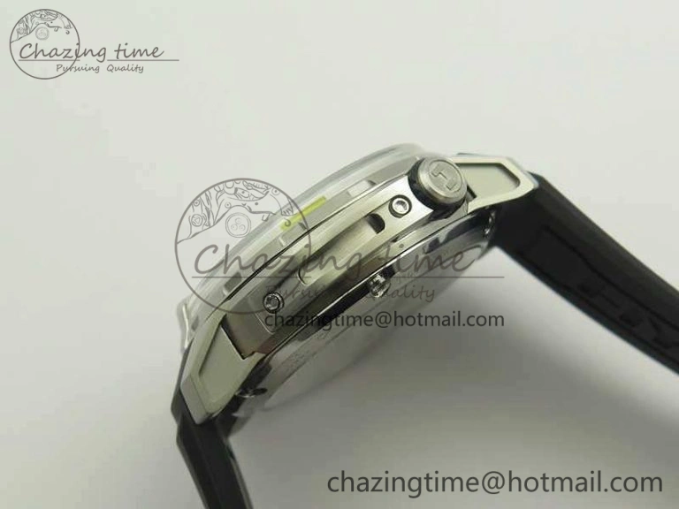 HYT SS CYF White Dial Black Crown On Black Rubber Strap Asian Movement HTY Cal.101