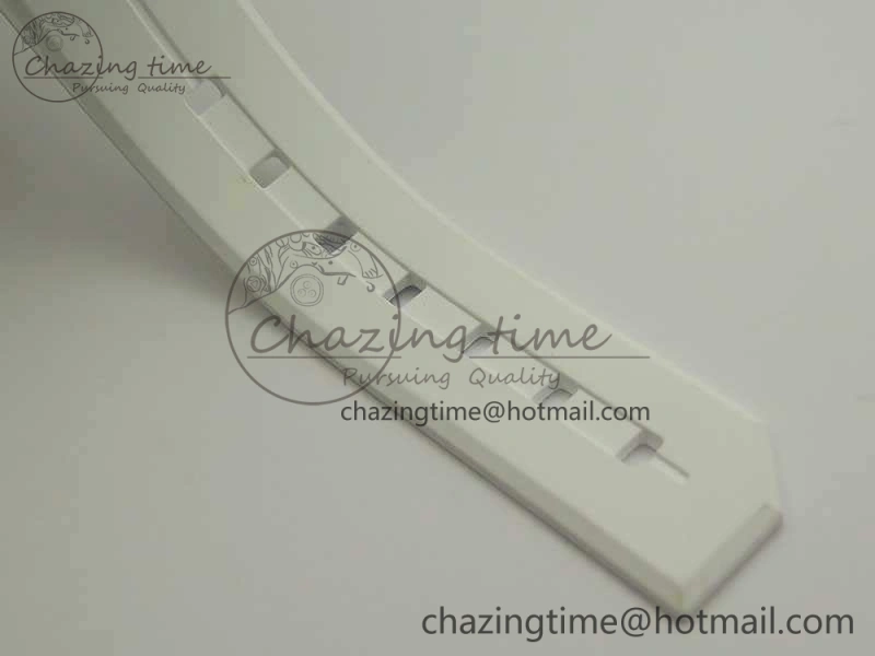 HYT SS CYF White Dial Blue Crown On White Rubber Strap Asian Movement HTY Cal.101