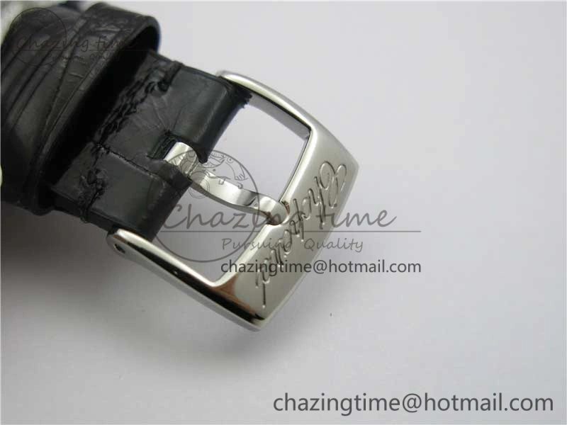 Happy Sport Automatic SS 36mm ZF 1:1 Best Edition White Dial on Black Leather Strap A2892