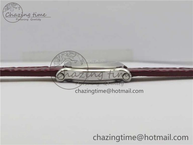 Happy Sport Mini SS ZF MOP Dial on Red Leather Strap Swiss ETA 955.112