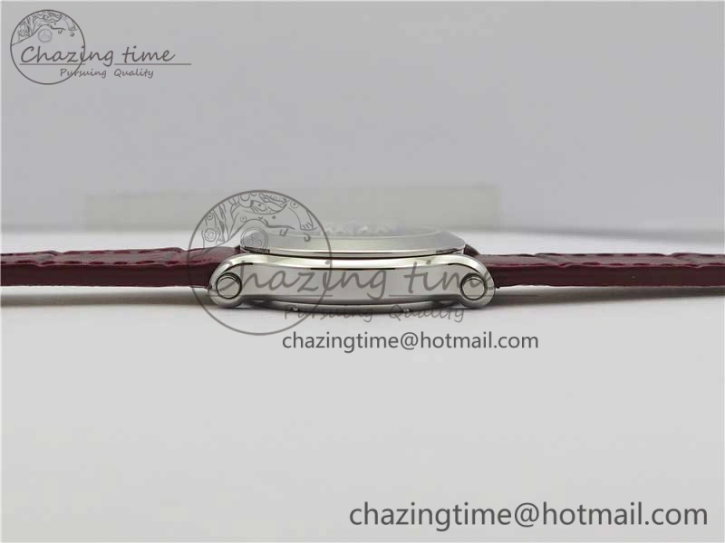 Happy Sport Mini SS ZF MOP Dial on Red Leather Strap Swiss ETA 955.112