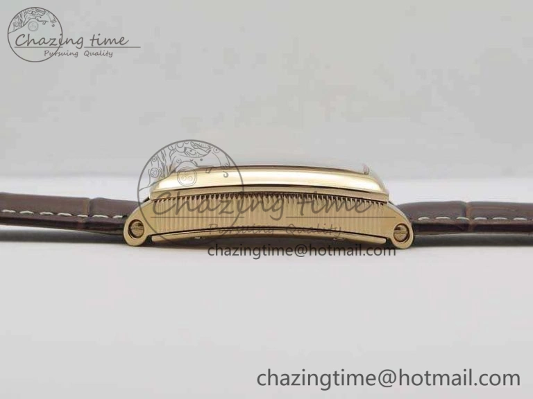 Heritage @12 Date RG SWF Best Edition Gold Dial On Leather Strap A2824