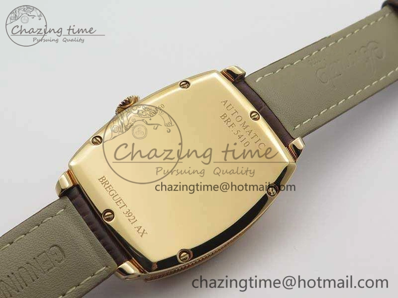 Heritage @12 Date RG SWF Best Edition Gold Dial On Leather Strap A2824