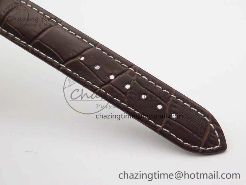 Heritage @12 Date RG SWF Best Edition Gold Dial On Leather Strap A2824