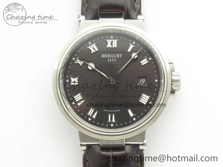 Heritage @12 Date RG SWF Best Edition Gold Dial On Leather Strap A2824