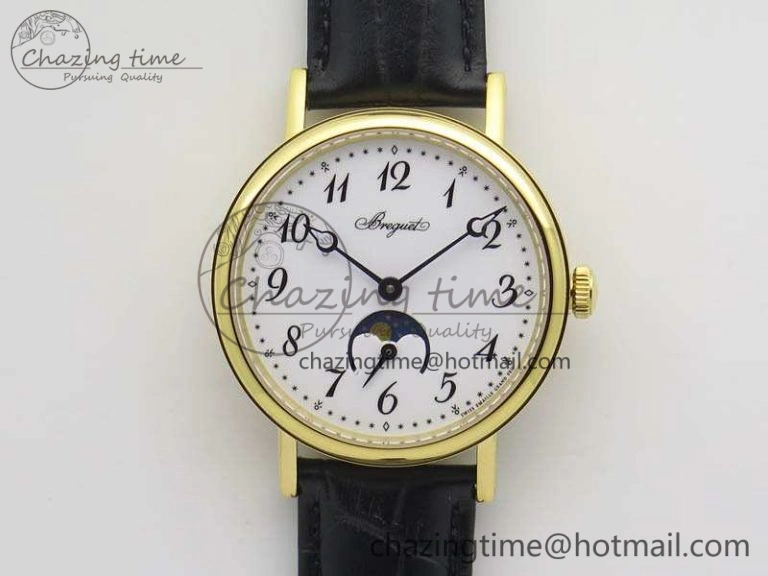 Heritage @12 Date SS SWF Best Edition Black Dial On Leather Strap A2824