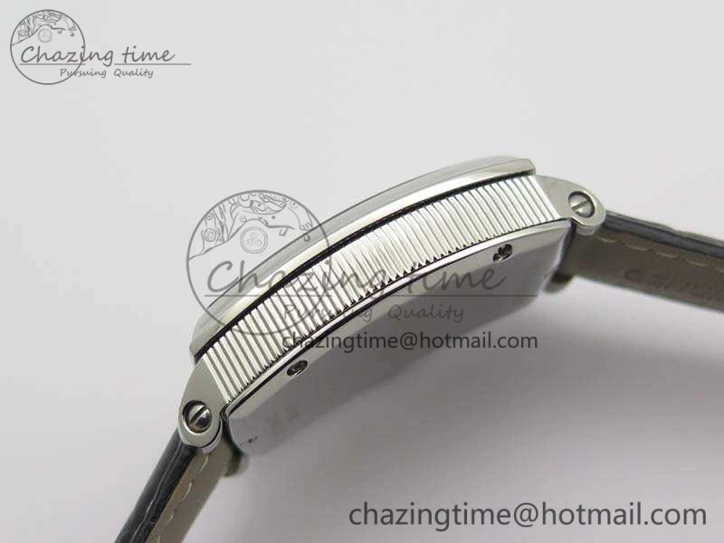 Heritage @12 Date SS SWF Best Edition Black Dial On Leather Strap A2824