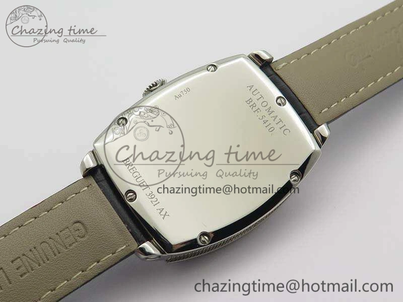 Heritage @12 Date SS SWF Best Edition Black Dial On Leather Strap A2824