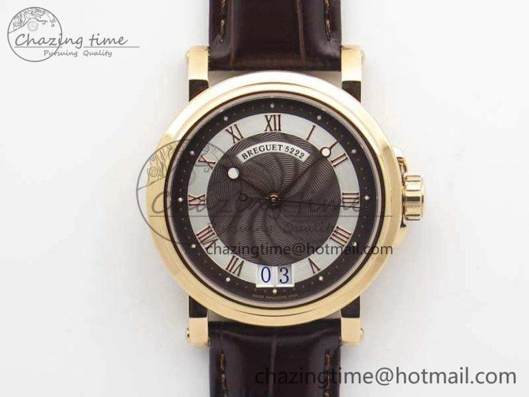 Heritage @12 Date SS SWF Best Edition Black Dial On Leather Strap A2824