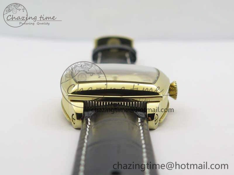 Heritage @12 Date YG SWF Best Edition Yellow Gold Dial On Leather Strap A2824