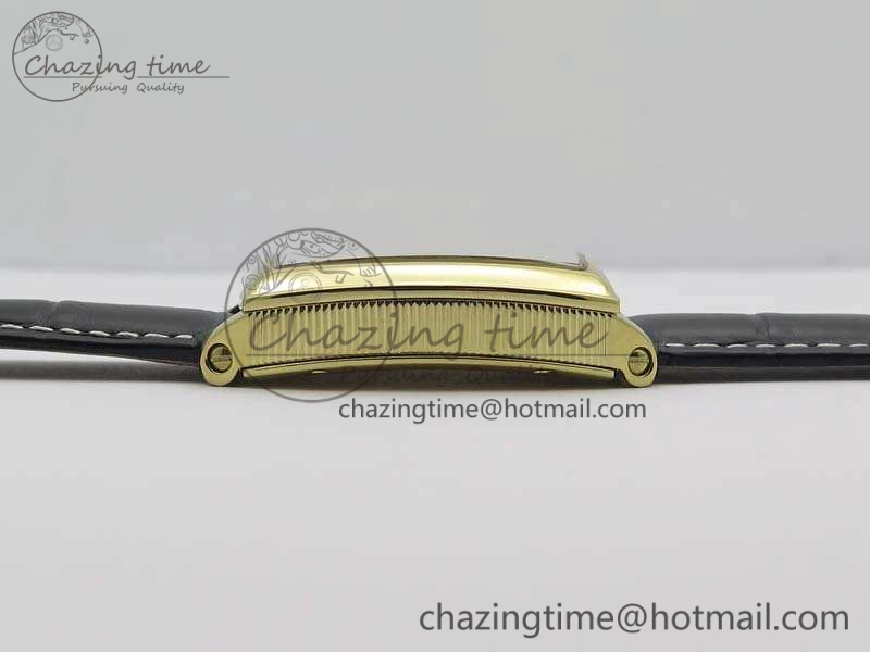 Heritage @12 Date YG SWF Best Edition Yellow Gold Dial On Leather Strap A2824