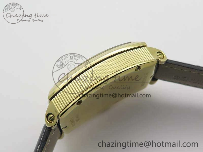 Heritage @12 Date YG SWF Best Edition Yellow Gold Dial On Leather Strap A2824