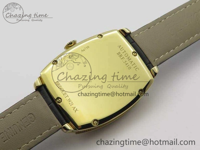 Heritage @12 Date YG SWF Best Edition Yellow Gold Dial On Leather Strap A2824