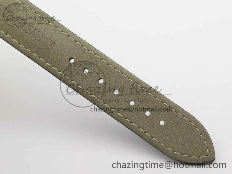 Heritage @12 Date YG SWF Best Edition Yellow Gold Dial On Leather Strap A2824