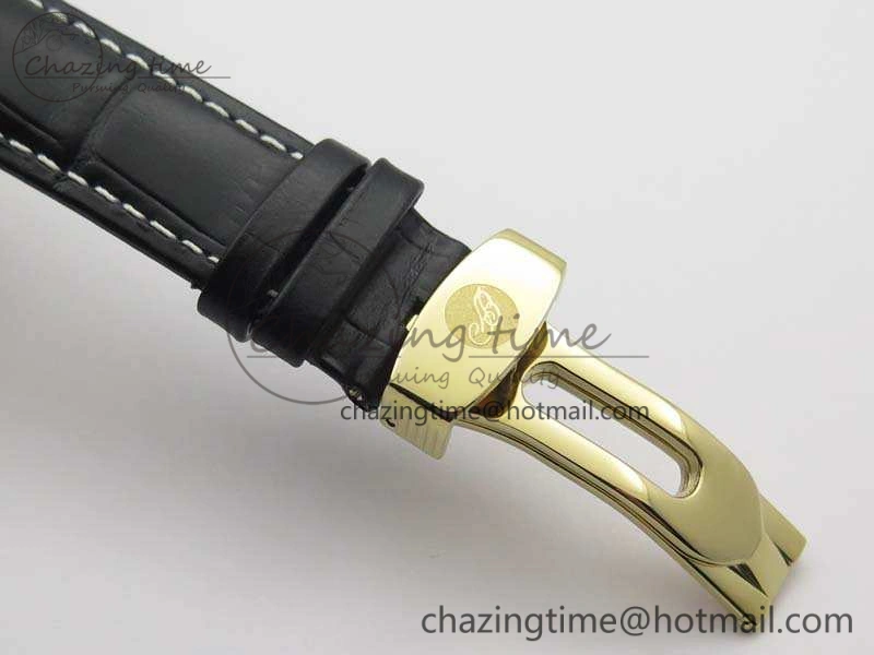 Heritage @12 Date YG SWF Best Edition Yellow Gold Dial On Leather Strap A2824
