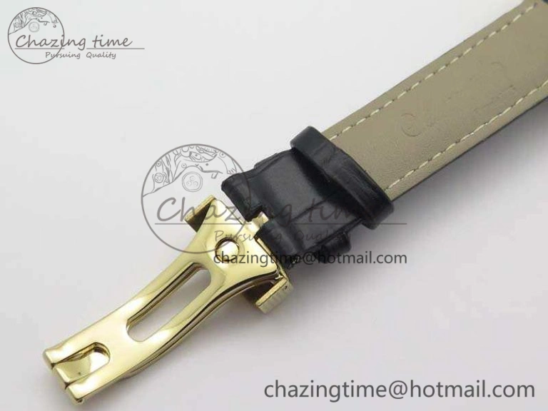 Heritage @12 Date YG SWF Best Edition Yellow Gold Dial On Leather Strap A2824
