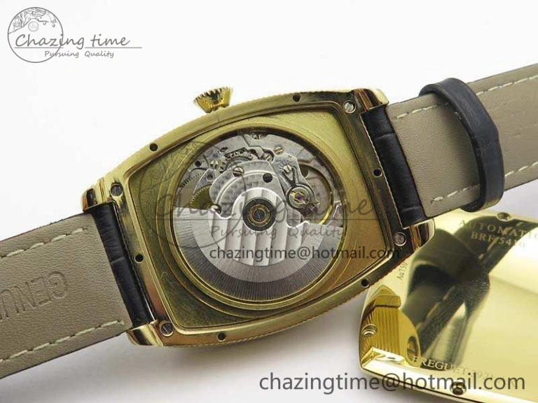 Heritage @12 Date YG SWF Best Edition Yellow Gold Dial On Leather Strap A2824