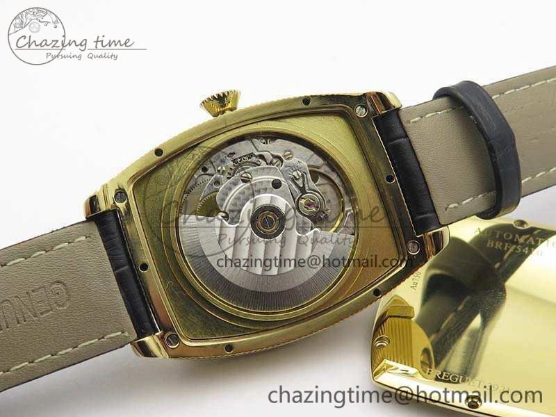 Heritage @12 Date YG SWF Best Edition Yellow Gold Dial On Leather Strap A2824