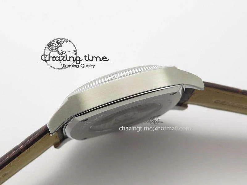 Heritage 1935 SS TF 1:1 Best Edition Black Dial On Brown Leather Strap A23J