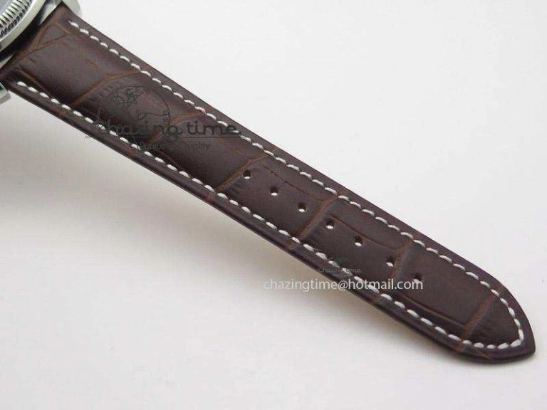 Heritage 1935 SS TF 1:1 Best Edition Black Dial On Brown Leather Strap A23J