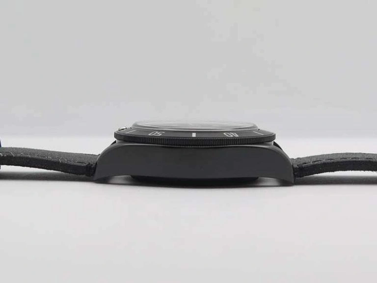 Heritage 2016 Black Bay Dark DLC ZF 1:1 Best Edition Black Bezel On Leather Strap A2824