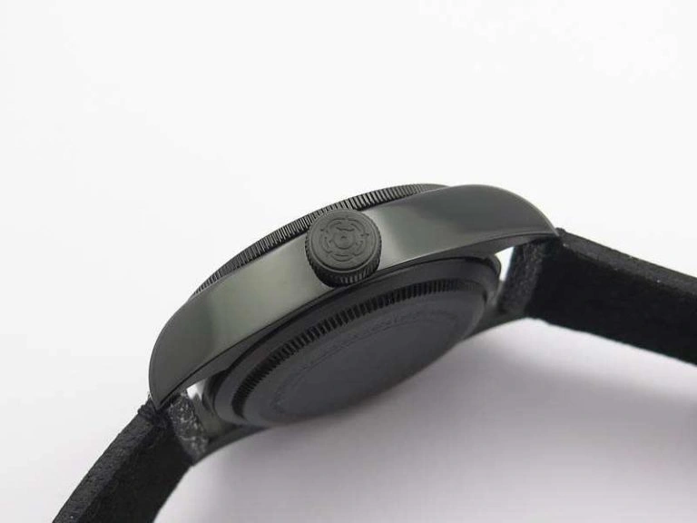 Heritage 2016 Black Bay Dark DLC ZF 1:1 Best Edition Black Bezel On Leather Strap A2824