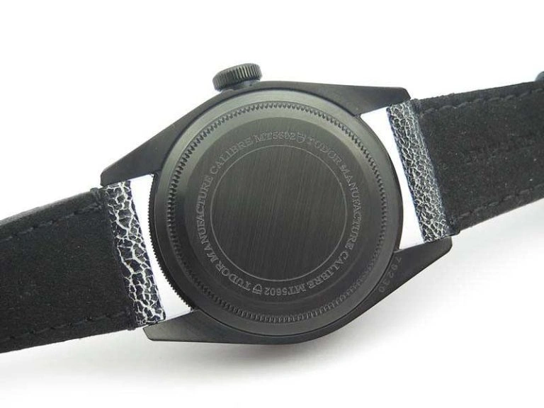 Heritage 2016 Black Bay Dark DLC ZF 1:1 Best Edition Black Bezel On Leather Strap A2824