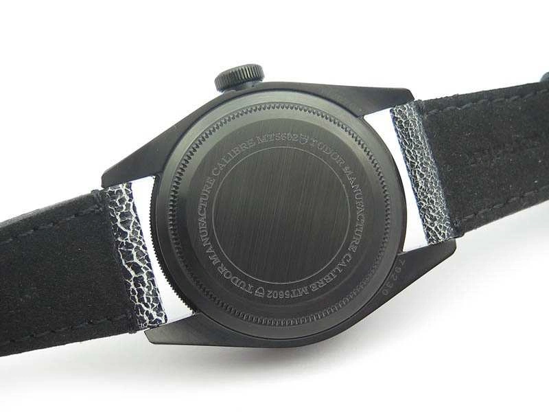 Heritage 2016 Black Bay Dark DLC ZF 1:1 Best Edition Black Bezel On Leather Strap A2824